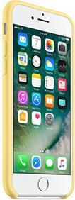 Оригинален Силиконов Калъф за Apple iPhone SE 2022/2020 8/7, Silicone Case Mq5a2 Polen, Жълт (4)
