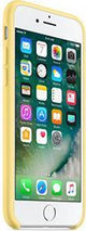 Оригинален Силиконов Калъф за Apple iPhone SE 2022/2020 8/7, Silicone Case Mq5a2 Polen, Жълт (4)