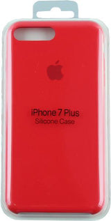 Оригинален Силиконов Калъф за Apple iPhone 8/7 Plus, Silicone Case Mmwn2, Червен (3)