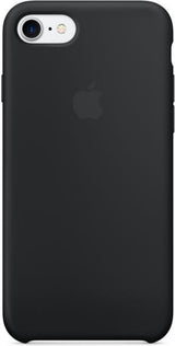 Оригинален Силиконов Калъф за Apple iPhone SE 2022/2020 8/7, Silicone Case Mmw82, Черен (2)