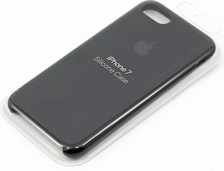 Оригинален Силиконов Калъф за Apple iPhone SE 2022/2020 8/7, Silicone Case Mmw82, Черен (3)