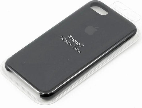 Оригинален Силиконов Калъф за Apple iPhone SE 2022/2020 8/7, Silicone Case Mmw82, Черен (3)