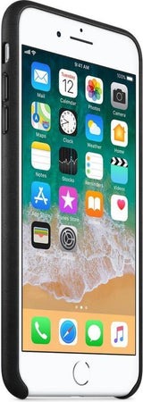 Оригинален Кожен Калъф за Apple iPhone 8/7 Plus, Leather Case, Черен (3)