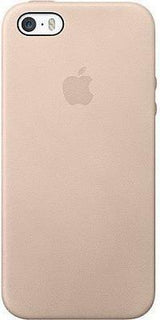 Оригинален Кожен Калъф за Apple iPhone SE/5s/5, Leather Case, Бежов (2)