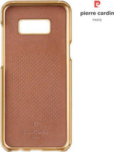 Калъф от Естествена Кожа за Samsung S8, Pierre Cardin Pcs-P15 Case, Кафяв (6)