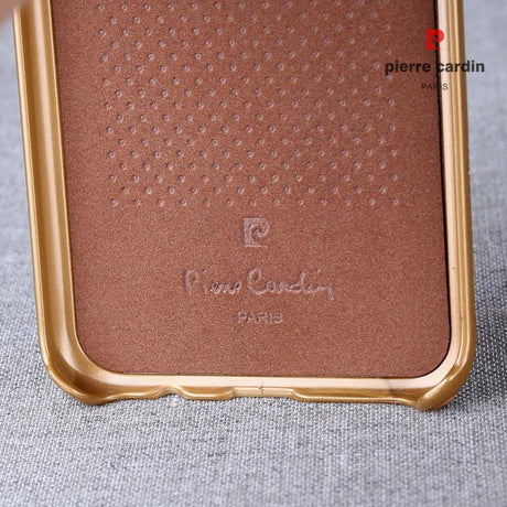 Калъф от Естествена Кожа за Samsung S8, Pierre Cardin Pcs-P15 Case, Кафяв (3)