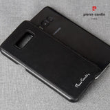 Калъф от Естествена Кожа за Samsung S8 Plus, Pierre Cardin Pcs-P15 Case, Черен (6)