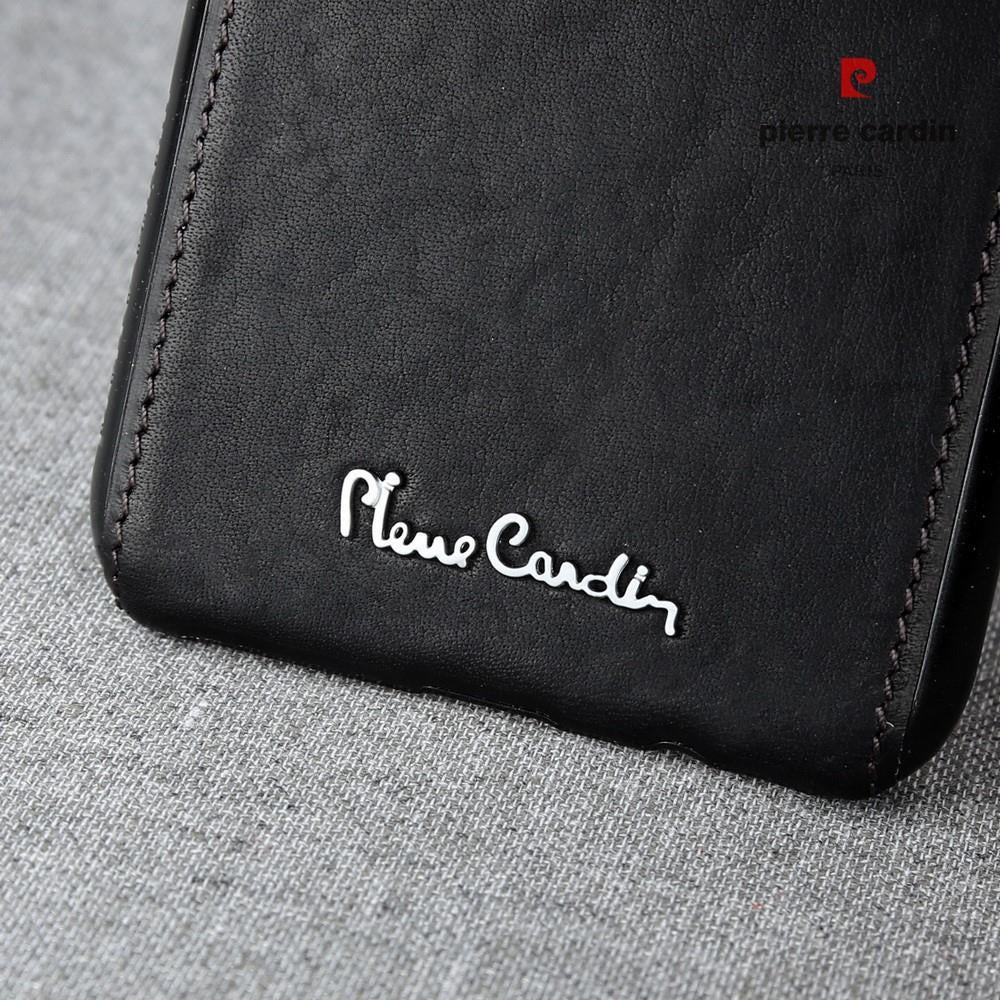 Калъф от Естествена Кожа за Samsung S8 Plus, Pierre Cardin Pcs-P15 Case, Черен (4)