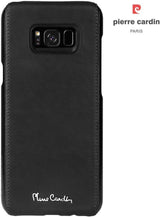 Калъф от Естествена Кожа за Samsung S8, Pierre Cardin Pcs-P15 Case, Черен