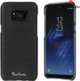 Калъф от Естествена Кожа за Samsung S8, Pierre Cardin Pcs-P15 Case, Черен (2)