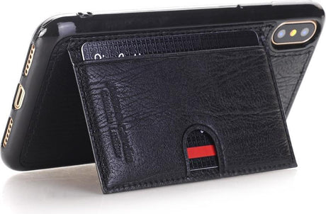 Калъф от Естествена Кожа за iPhone XS/X, Pierre Cardin Pcl-P11 Case, Черен (2)