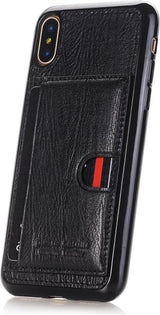 Калъф от Естествена Кожа за iPhone XS/X, Pierre Cardin Pcl-P11 Case, Черен (3)