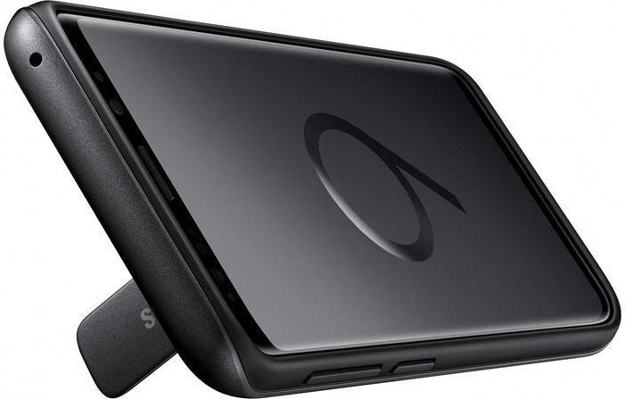 Оригинален Противоударен Калъф за Samsung S9 Protective Standing Cover Case Ef-Rg960cbegww, Черен (3)