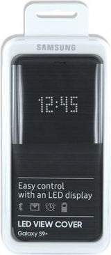 Оригинален Активен Калъф за Samsung S9 Plus Led View Cover Book Case Ef-Ng965pb, Черен (3)