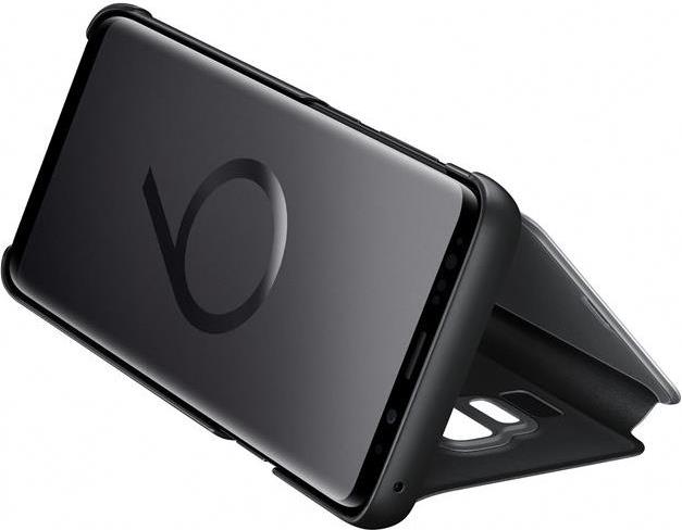 Оригинален Активен Калъф за Samsung S9 Plus Clear View Cover Book Case Ef-Zg965cb, Черен (2)