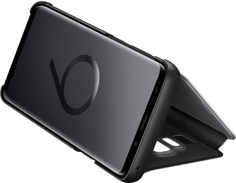 Оригинален Активен Калъф за Samsung S9 Plus Clear View Cover Book Case Ef-Zg965cb, Черен (2)