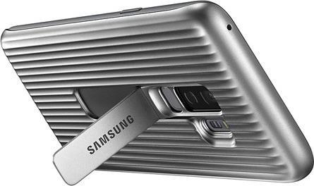Оригинален Противоударен Калъф за Samsung S9 Plus Protective Standing Cover Case Ef-Rg965cs, Сребрист (2)