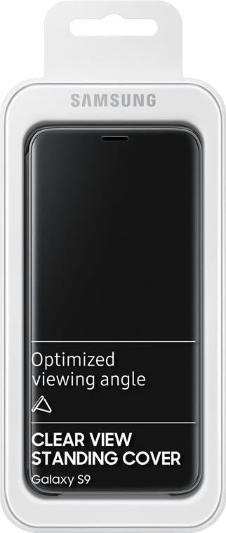 Оригинален Активен Калъф за Samsung S9 Clear View Cover Book Case Ef-Zg960cbegww, Черен (5)