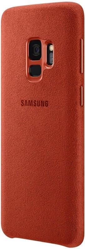 Оригинален Кожен Калъф за Samsung S9 Alcantara Cover Case Ef-Xg960aregww, Червен