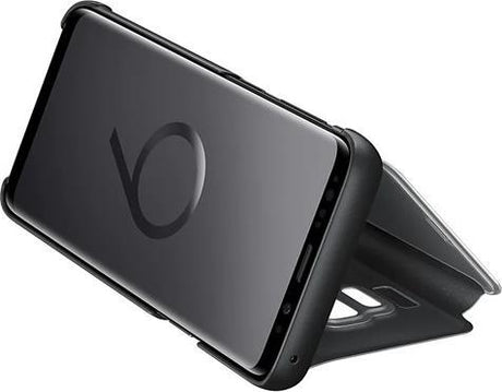 Оригинален Активен Калъф за Samsung S9 Clear View Cover Book Case Ef-Zg960cbegww, Черен (3)