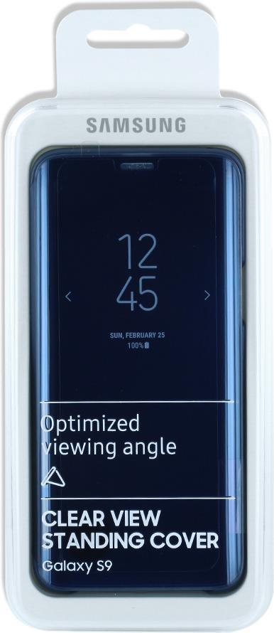 Оригинален Активен Калъф за Samsung S9 Clear View Cover Book Case Ef-Zg960cl, Син (4)