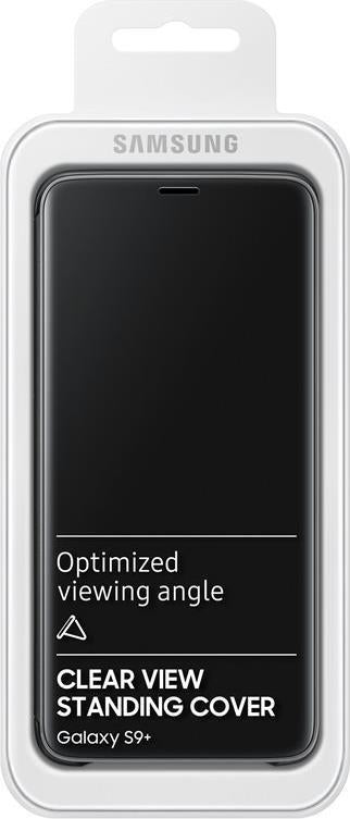 Оригинален Активен Калъф за Samsung S9 Plus Clear View Cover Book Case Ef-Zg965cb, Черен (5)