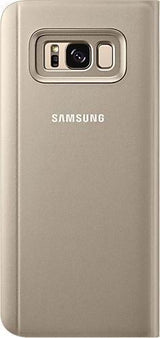 Оригинален Активен Калъф за Samsung S8 Plus Clear View Cover Book Case Ef-Zg955cf, Златист (3)