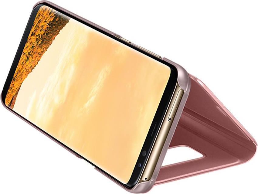 Оригинален Активен Калъф за Samsung S8 Plus Clear View Cover Book Case Ef-Zg955cp, Розов (2)