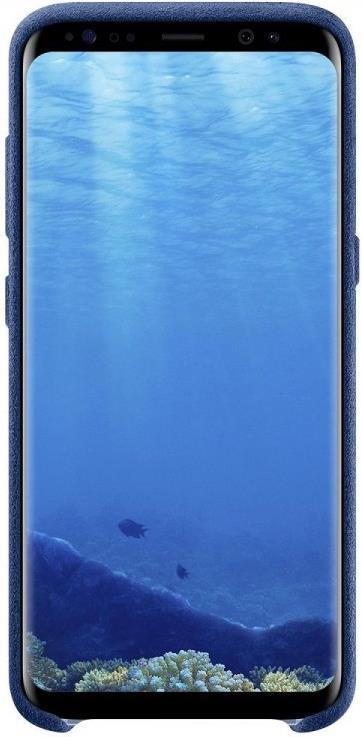 Оригинален Кожен Калъф за Samsung S8 Plus Alcantara Cover Case Ef-Xg955al, Син (2)