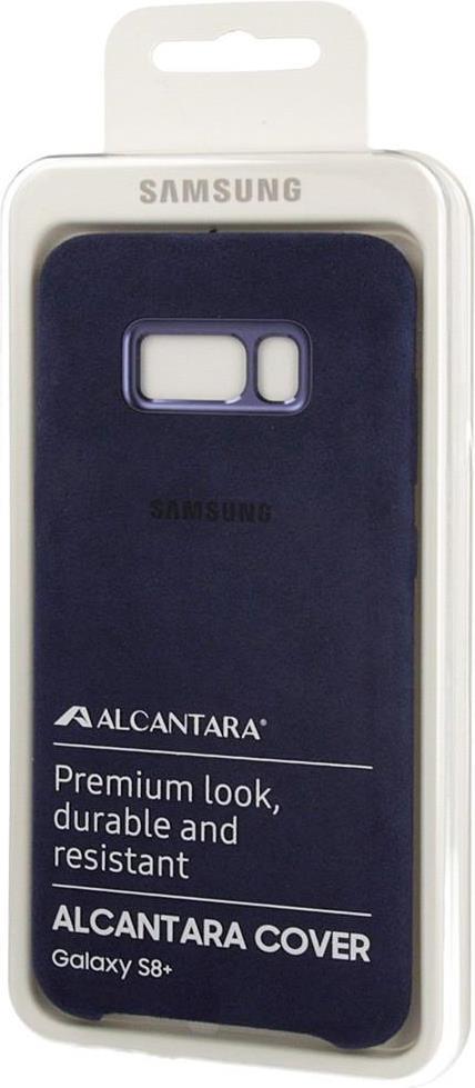 Оригинален Кожен Калъф за Samsung S8 Plus Alcantara Cover Case Ef-Xg955al, Син (3)
