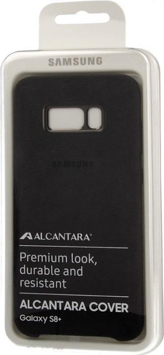Оригинален Кожен Калъф за Samsung S8 Plus Alcantara Cover Case Ef-Xg955as, Черен (3)