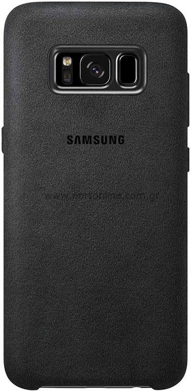 Оригинален Кожен Калъф за Samsung S8 Alcantara Cover Case Ef-Xg950as, Черен