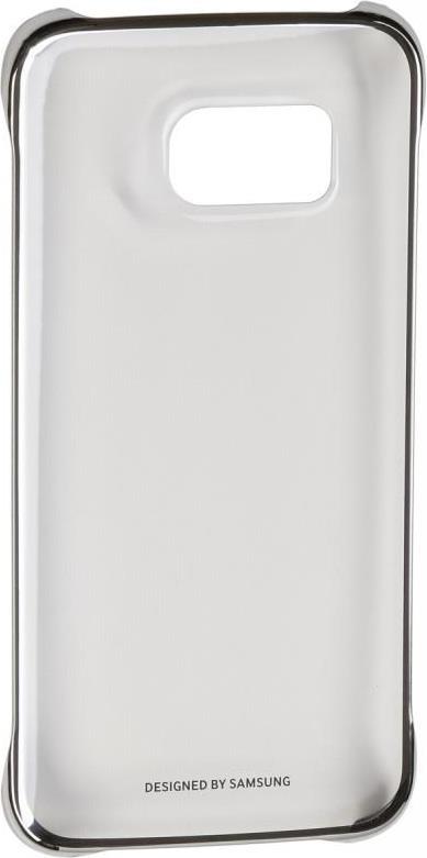 Оригинален Твърд Калъф за Samsung S6 Edge Clear Cover Case Ef-Qg925bs, Сребрист