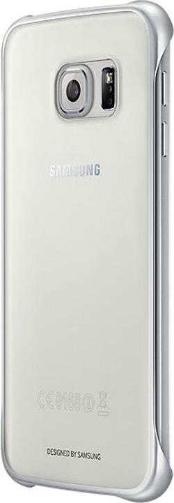 Оригинален Твърд Калъф за Samsung S6 Clear Cover Case Ef-Qg920bsegww, Сребрист (2)