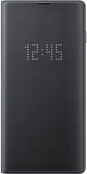 Оригинален Активен Калъф за Samsung S10 Led View Cover Book Case EF-NG973PBEGWW, Черен