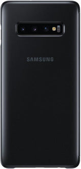 Оригинален Активен Калъф за Samsung S10 Plus Clear View Cover Book Case Ef-Zg975cb, Черен (2)