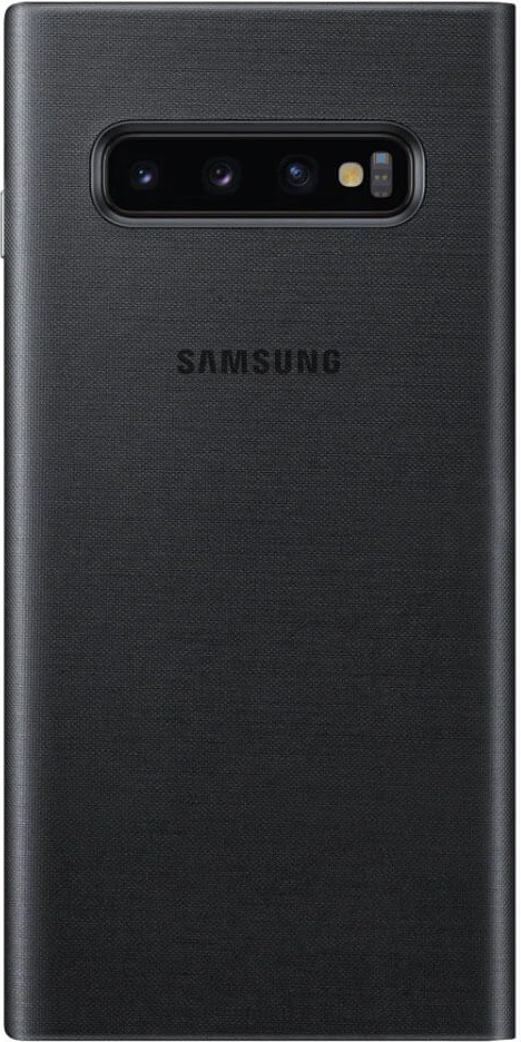 Оригинален Активен Калъф за Samsung S10 Led View Cover Book Case EF-NG973PBEGWW, Черен (2)