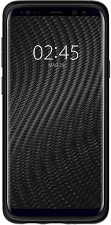 Противоударен Силиконов Калъф за Samsung S9 Plus, Spigen Rugged Armor Case, Черен (4)