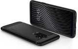 Противоударен Силиконов Калъф за Samsung S9 Plus, Spigen Rugged Armor Case, Черен (2)