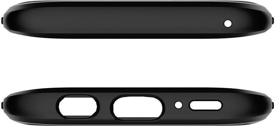 Противоударен Силиконов Калъф за Samsung S9 Plus, Spigen Rugged Armor Case, Черен (8)