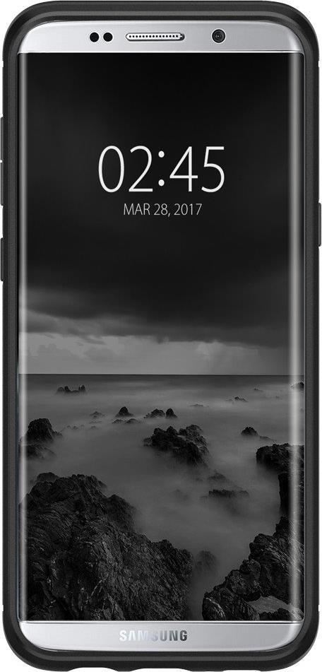 Противоударен Силиконов Калъф за Samsung S8, Spigen Rugged Armor Case, Черен (3)
