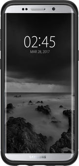 Противоударен Силиконов Калъф за Samsung S8, Spigen Rugged Armor Case, Черен (3)