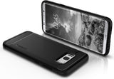 Противоударен Силиконов Калъф за Samsung S8, Spigen Rugged Armor Case, Черен (4)