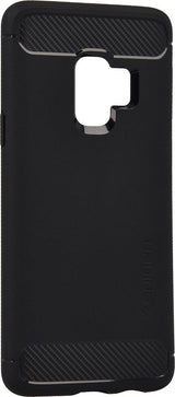 Противоударен Силиконов Калъф за Samsung S9, Spigen Rugged Armor Case, Черен (6)
