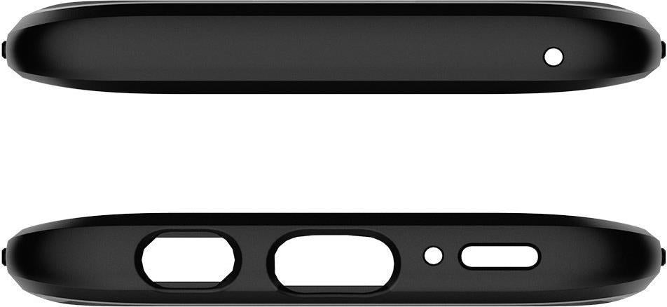 Противоударен Силиконов Калъф за Samsung S9, Spigen Rugged Armor Case, Черен (5)