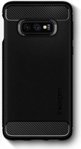 Противоударен Силиконов Калъф за Samsung S10e, Spigen Rugged Armor Case, Черен (5)