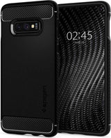 Противоударен Силиконов Калъф за Samsung S10e, Spigen Rugged Armor Case, Черен