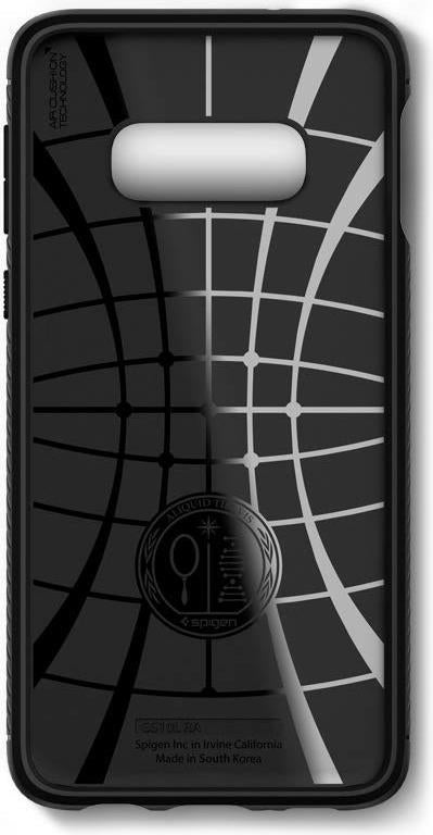 Противоударен Силиконов Калъф за Samsung S10e, Spigen Rugged Armor Case, Черен (4)