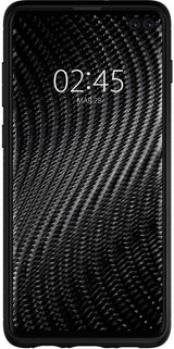 Противоударен Силиконов Калъф за Samsung S10 Plus, Spigen Rugged Armor Case, Черен (5)