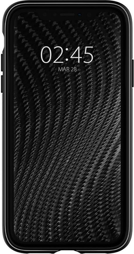 Противоударен Силиконов Калъф за iPhone XR, Spigen Rugged Armor Case, Черен (6)